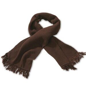 Genuine Romanian Military Surplus Wool Scarves, 2 Pack, Brown, New